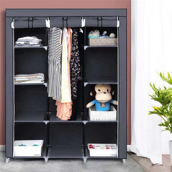 Portable Closet Storage Organizer Wardrobe for Clothes & Accessories Ships From USA