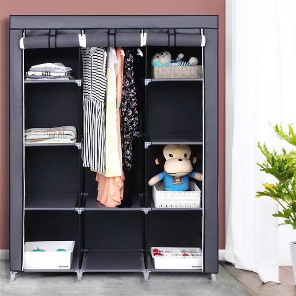 Portable Closet Storage Organizer Wardrobe for Clothes & Accessories Ships From USA