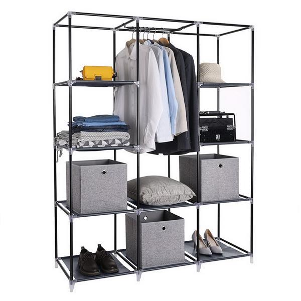 Portable Closet Storage Organizer Wardrobe for Clothes & Accessories Ships From USA